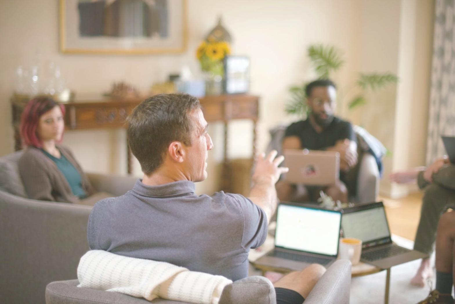 Financial education workspace with budget analysis materials